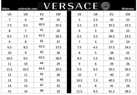 versace size 40|Versace shoe size chart.